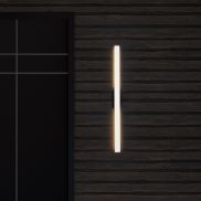 Nova Luce Aneth - buiten wandverlichting - 5,3 x 104 x 9 cm - 20W LED incl. - IP65 - zandwit