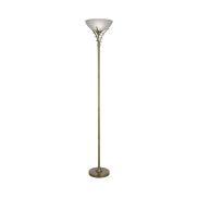 Searchlight Linea - staanlamp - Ø 26 x 179 cm - antiek messing