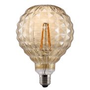 Nordlux Deco - Ø 12,5 x 17,7 cm - E27 - 2W niet dimbaar - 2200K - amber