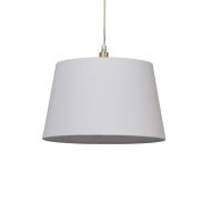 Searchlight Clyde Tapered Shade - lampenkap - Ø 30 x 19 cm - wit