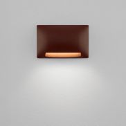 Nova Luce Sub - buiten wandverlichting - 13,5 x 8,5 x 3,5 cm - 5W LED incl. - IP65 - corten