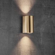 Nordlux Canto Maxi 2 - buiten wandverlichting - 8,7 x 17 x 10 cm - IP44 - messing