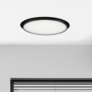 Nova Luce Perfect Profile Trimless - inbouwspot - Ø 600 mm, 670 mm inbouwmaat - 40W dimbare LED incl. - 3000K - zwart