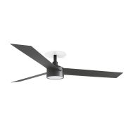 Faro Cruiser L - plafondventilator met licht en inbouwrozet - Ø 132 cm - mat zwart