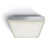 ONE Light E27 Plafo Outdoor Square - buiten plafondverlichting - 29,5 x 29,5 x 10,5 cm - IP65 - wit