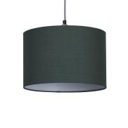 Searchlight Clyde Drum - lampenkap - Ø 30 x 20 cm - groen