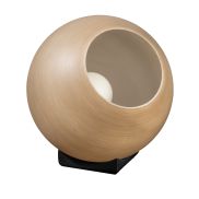 ETH Orb Saturn - tafellamp - Ø 35 x 41 cm - zwart en taupe