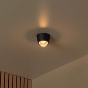 Lucide Rigon - plafondverlichting - Ø 9 x 6,6 cm - 6W LED incl. - zwart