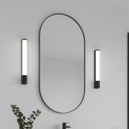 Nordlux Malaika 49 - wandlamp - 49,4 x 7 x 5,5 cm - 6W LED incl.  - IP44 - zwart