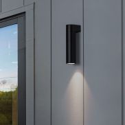 Nova Luce Lusy - buiten wandverlichting - Ø 5 x 20 x 7 cm - 5W LED incl. - IP65 - zandzwart