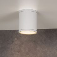 Lucide Aven - opbouwspot - Ø 9 x 10 cm - IP65 - wit