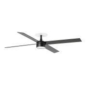 Faro Rudder L - plafondventilator met licht en inbouwrozet - Ø 132 cm - mat zwart