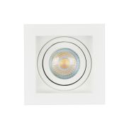 Projectlight Bloq - inbouwspot - 100 x 100 mm, 92 x 92 mm inbouwmaat - wit