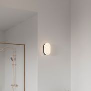 Nordlux Foam - wandlamp - 11,76 x 21,75 cm - IP44 - zwart