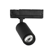 Nova Luce Lavish - 3-fase railspot - 16 x 6 x 20 cm - 24W LED incl. - zandzwart