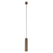 VK Lighting Edelle - hanglamp - Ø 5,6 x 183 cm - brons
