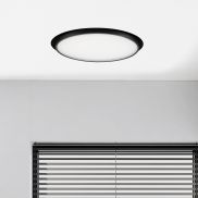Nova Luce Perfect Profile Trimless - inbouwspot op afstandsbediening (incl.) - Ø 400 mm, 475 mm inbouwmaat - 24W dimbare LED incl. - 2700K-6000K - zwart