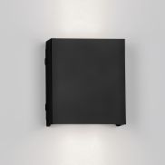 Nova Luce Elio - buiten wandverlichting - 11,4 x 13 x 6,2 cm -  12W LED incl. - IP65 - donker antraciet