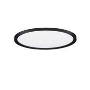 Nova Luce Aoton - plafondlamp - Ø 40 x 5 cm - 35W dimbare LED incl. - zandzwart
