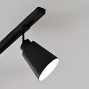 Nordlux Koniekel Link - rail spot GU10 - Ø 8 x 17,13 cm - mat zwart