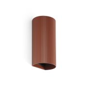 Faro Sole II L - wandlamp - 8 x 15,5 x 6,5 cm - terracotta
