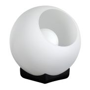 ETH Orb Opal - tafellamp - Ø 25 x 31 cm - zwart en wit