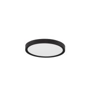 Nova Luce Dixie CCT - plafondlamp - Ø 22 x 2,5 cm - 18W LED incl. - zandzwart