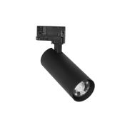 Nova Luce Monvel - 3-fase railspot - 7 x 6 x 15 cm - 15W LED incl. - zandzwart