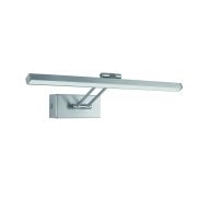 Nova Luce Marnell - wandverlichting - 37,6 x 20,5 x 5,5 cm - 12W LED incl. - nikkel