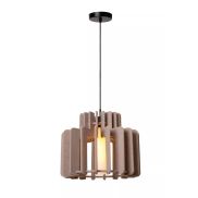 Lucide Rollo - hanglamp - Ø 40 x 150 cm - taupe