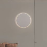 Nova Luce Nevo - wandlamp - Ø 30 x 3,9 cm - 20,5W LED incl. - zandwit