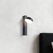 VK Lighting Lopi  - leeslamp met schakelaar - Ø 9,8 x 29,8 cm - 8W LED incl. - zwart
