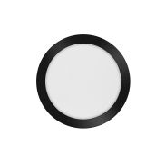 ETH Anne Round - plafondlamp - Ø 26 x 2,7 cm - 3 stappen dimbaar - 15W LED incl. - IP44 - zwart