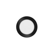 ETH Anne Round - plafondlamp - Ø 17 x 2,7 cm - 3 stappen dimbaar - 10W LED incl. - IP44 - zwart