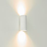 Artdelight Roulo2 - wandverlichting - Ø 6,5 x 15,4 cm - wit
