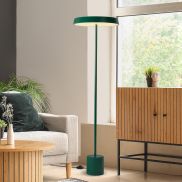 Nova Luce Vetro - vloerlamp - Ø 40 x 136 cm - 33W  LED incl. - mat groen
