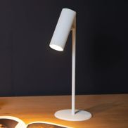 Lucide Clubs - tafellamp - Ø 15 x 42 cm - wit