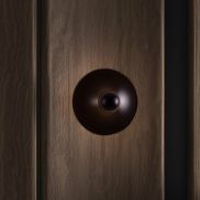 Nova Luce Edem - wandlamp - Ø 25 x 11 cm - 9W LED incl. - zandzwart