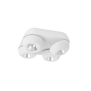 Nova Luce Gon - opbouwspot 4L - 25 x 25 x 9 cm - 4 x 5W LED incl. - zandwit
