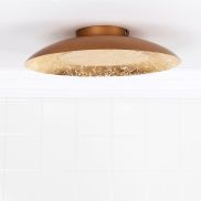 Lucide Foskal - plafondverlichting - Ø 34,5 x 7,3 cm - 12W LED incl. - messing