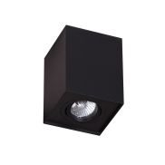 Maxlight Basic Square - plafondspot - Ø 9 x 12 cm - zwart