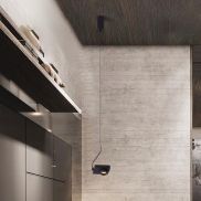 Nova Luce Kedros - hanglamp - 11 x 270 x 14 cm - 9W dimbare LED incl. - zwart