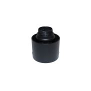 Artdelight Rosario - lamphouder voor PL 202 - Ø8 x 9,5 cm - zwart