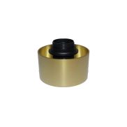 Artdelight Rosario - lamphouder voor PL 202 - Ø10,5 x 9,5 cm - goud
