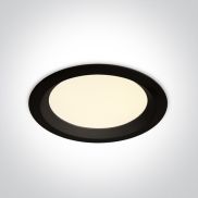 ONE Light UGR19 CCT V Range - inbouwspot - Ø 240 mm, Ø 210 mm inbouwmaat - 30W LED incl. - IP44 - zwart