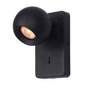Artdelight Bolero - wandlamp - 9 x 16 x 12,7 cm - zwart