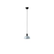 Faro Tatawin S - hanglamp - Ø 18,4 x 208,1 cm - satijnzwart en glanzend grijsblauw