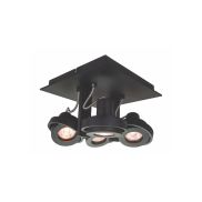 Artdelight Meist - opbouwspot 4L - 23 x 23 x 15 cm - zwart