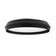 Faro Shoku - plafondlamp - Ø 60 x 9,3 cm - 40W dimbare LED incl. - zwart