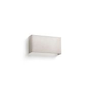 Faro Otton vertical - wandlamp - 10,5 x 20 x 37,5 cm - lichte jute